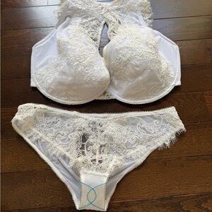 Brand new ASOS White Lace Bra and Panty Set-Never worn
